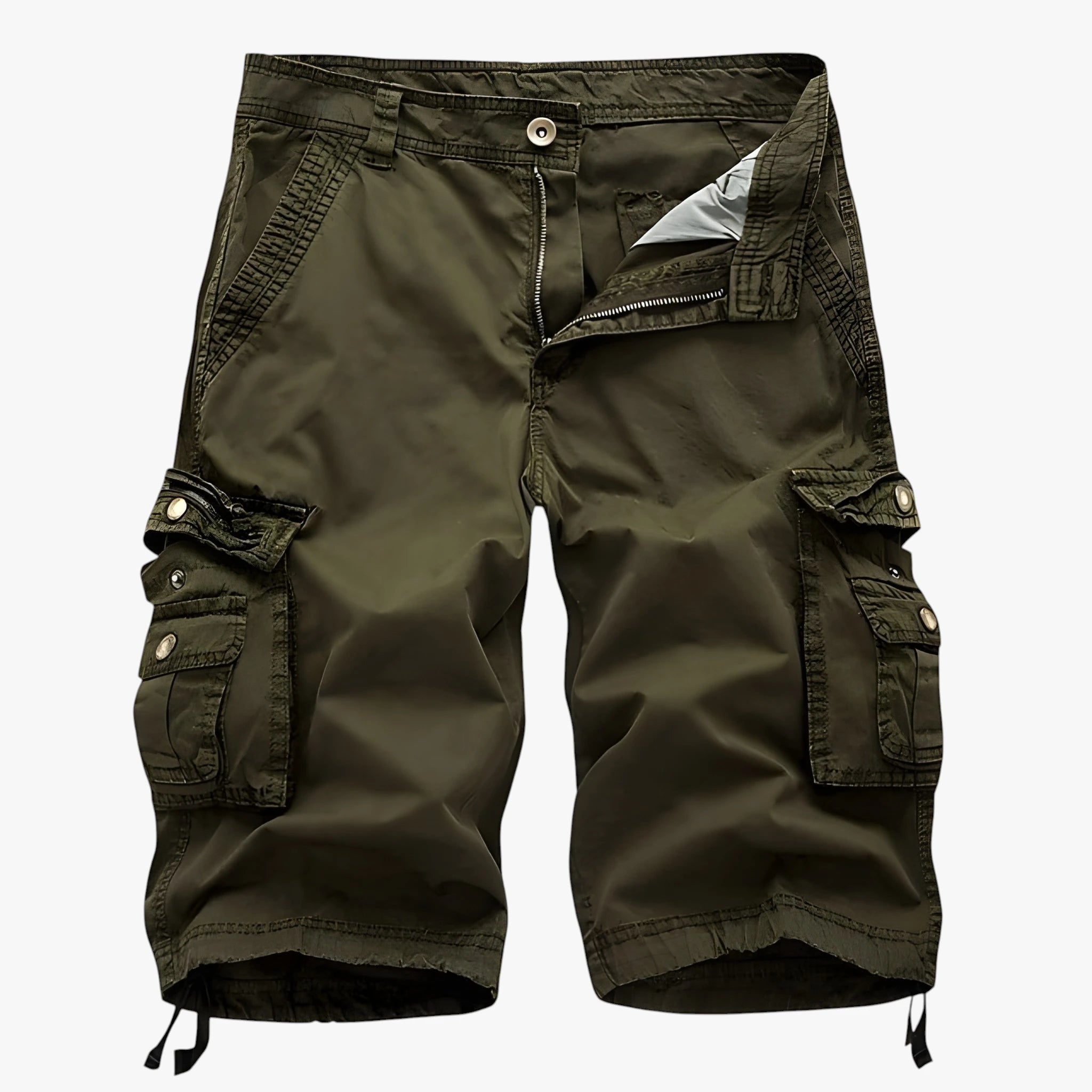Herre Lange Trænings Cargo Shorts med Sidelommer