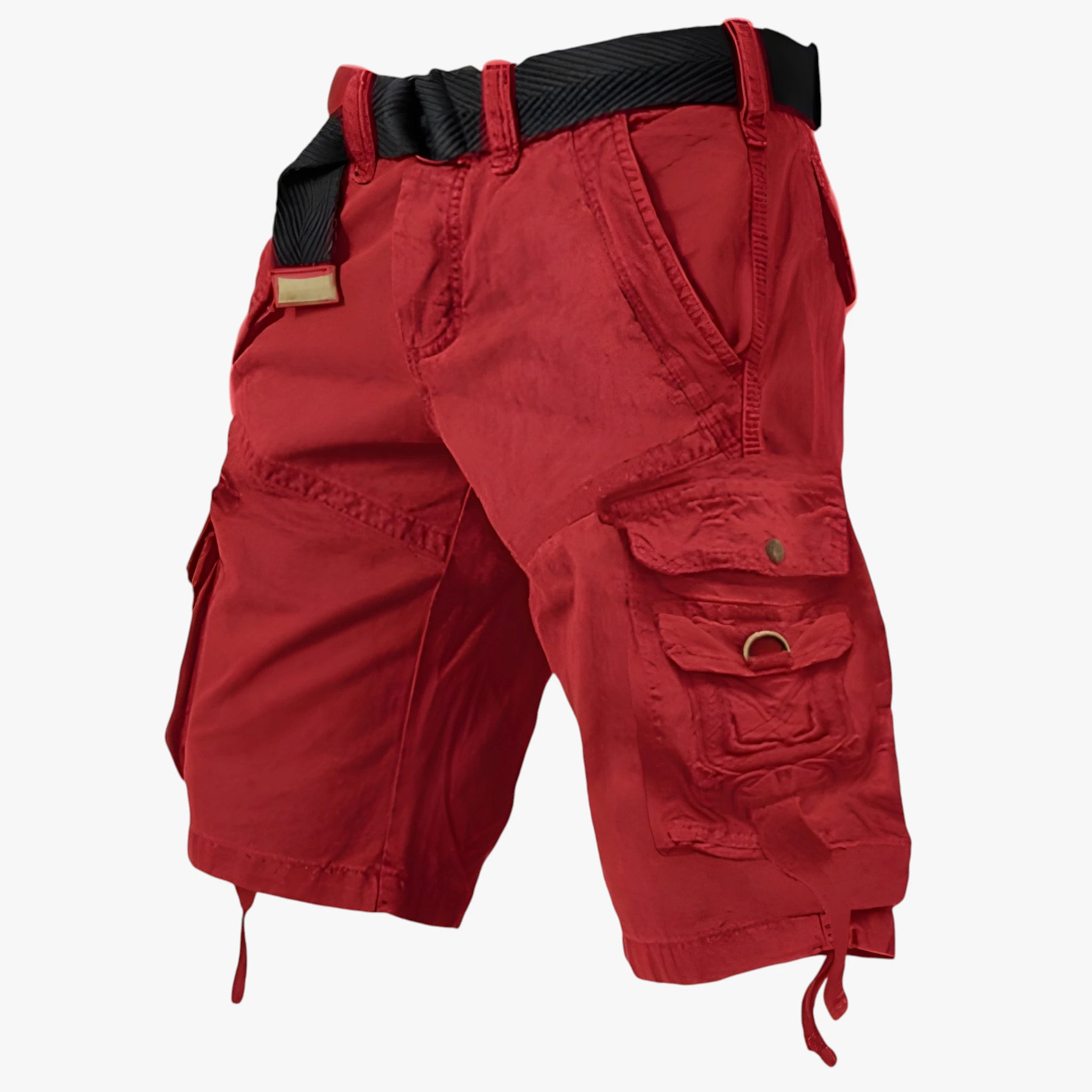 Herre Lange Cargo Shorts med Sidelommer