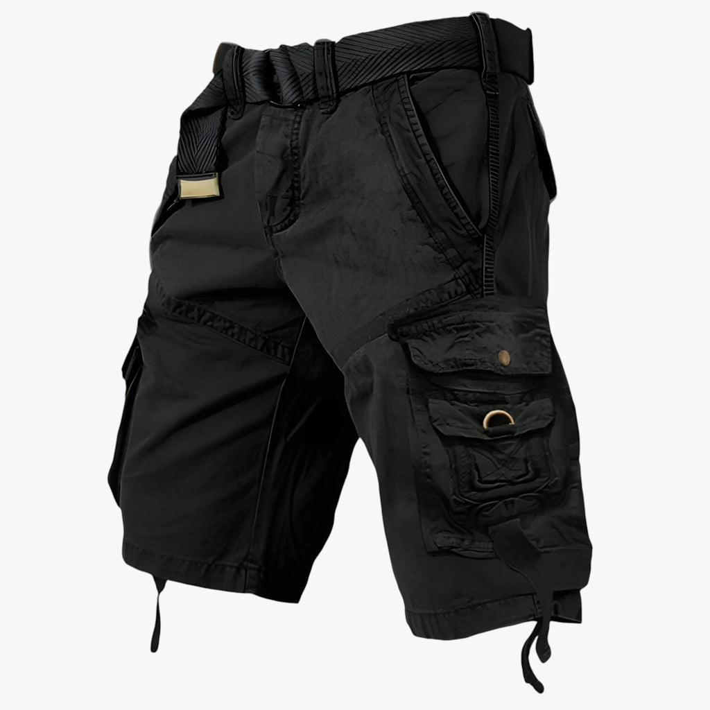 Herre Lange Cargo Shorts med Sidelommer