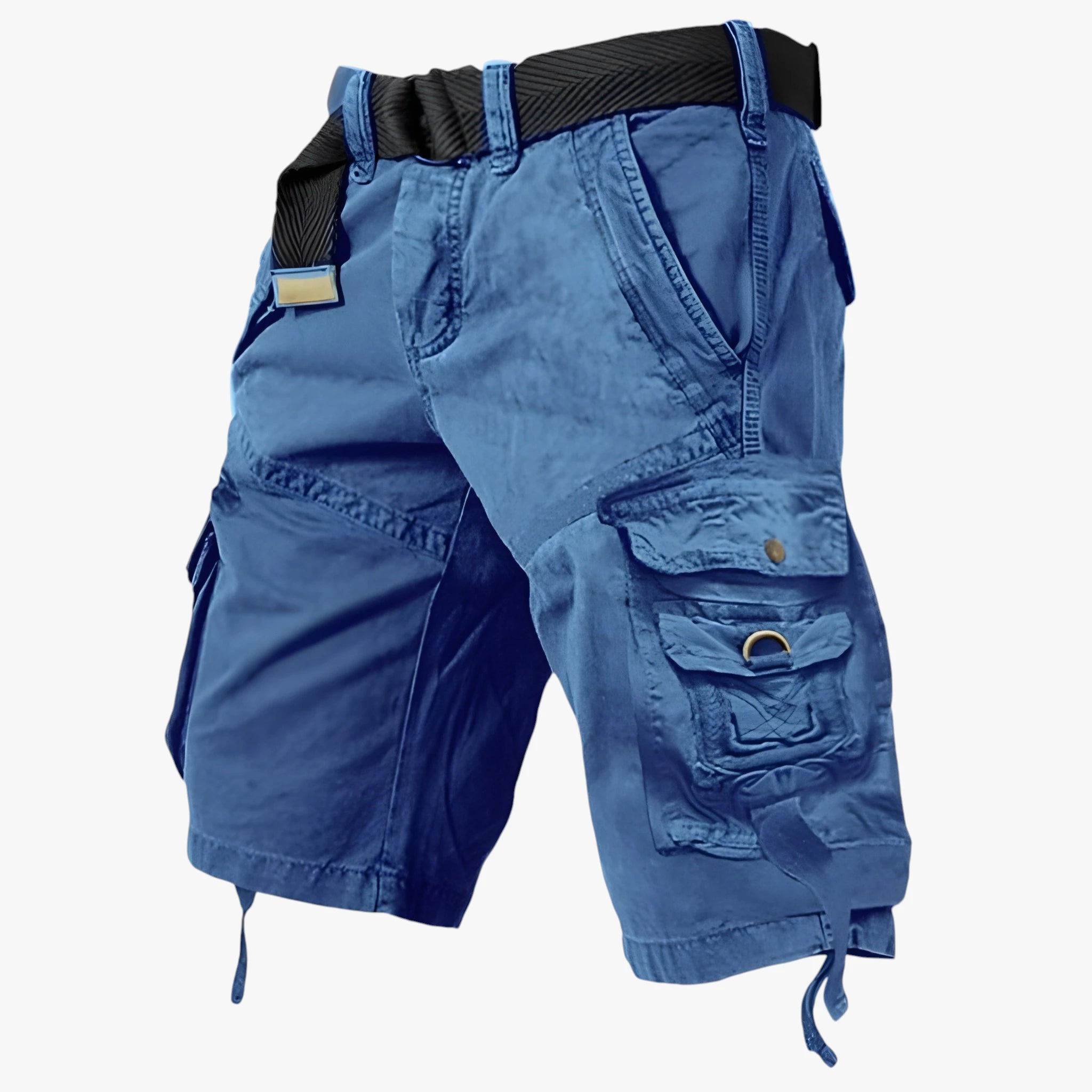 Herre Lange Cargo Shorts med Sidelommer