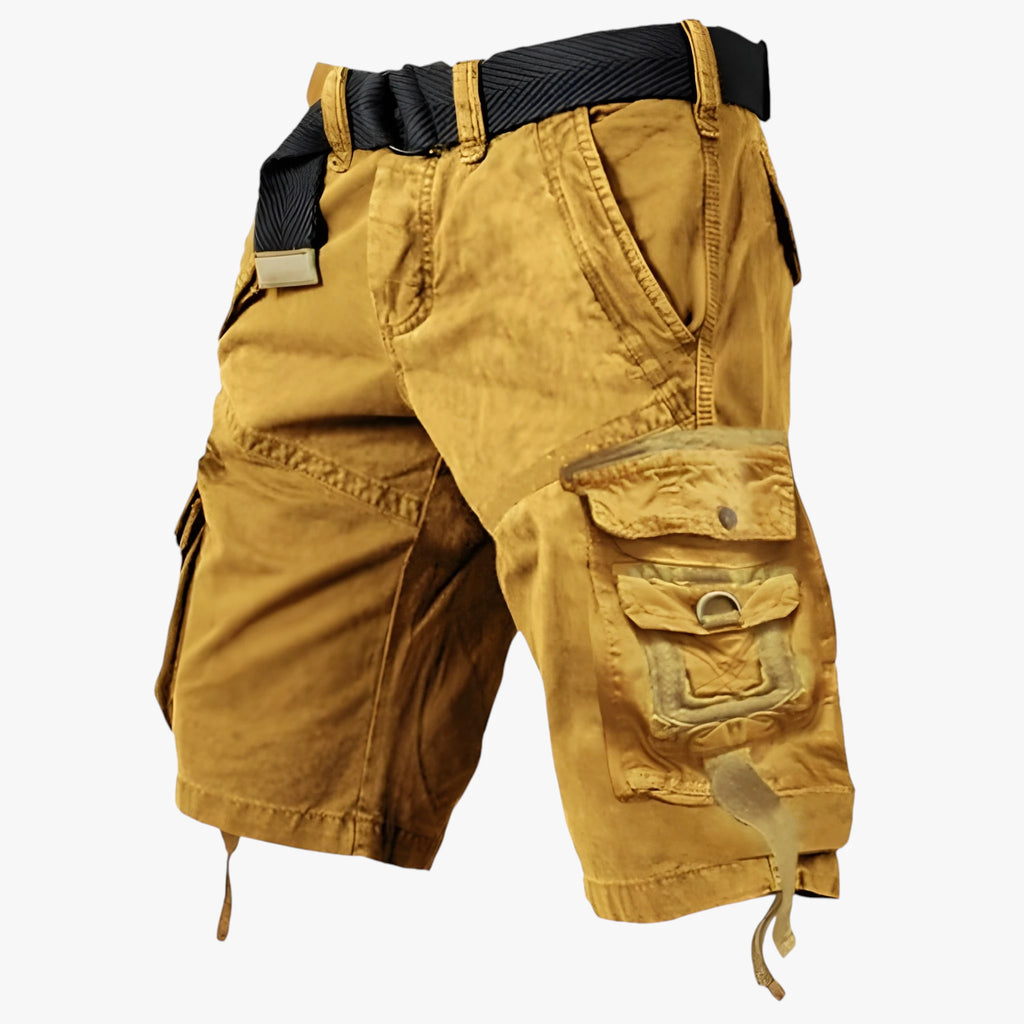Herre Lange Cargo Shorts med Sidelommer