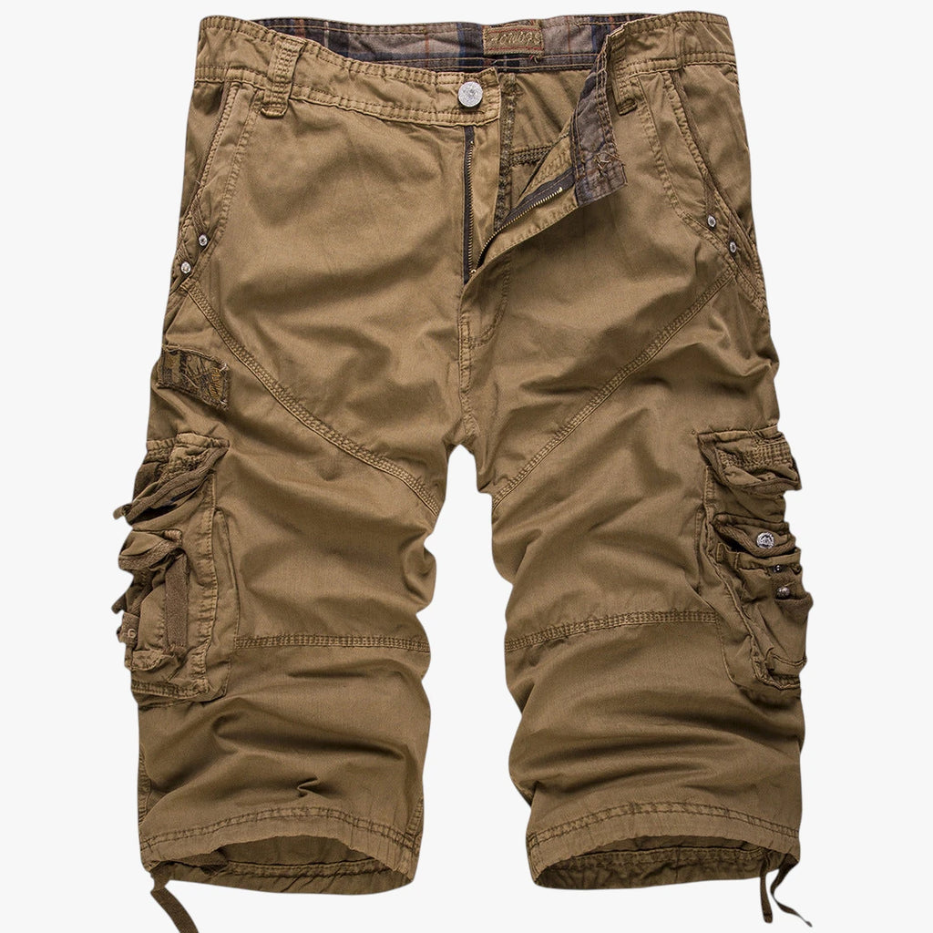 Herre Lange Vandre Cargo Shorts med Lommer