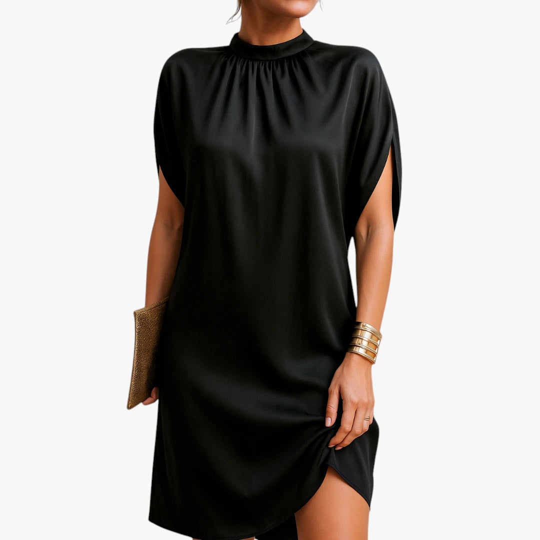 Dame Elegant Mini Sommerkjole med Halterneck