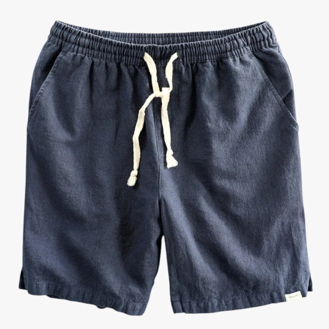 Herre Løse Shorts med Snoretræk og Sidelommer