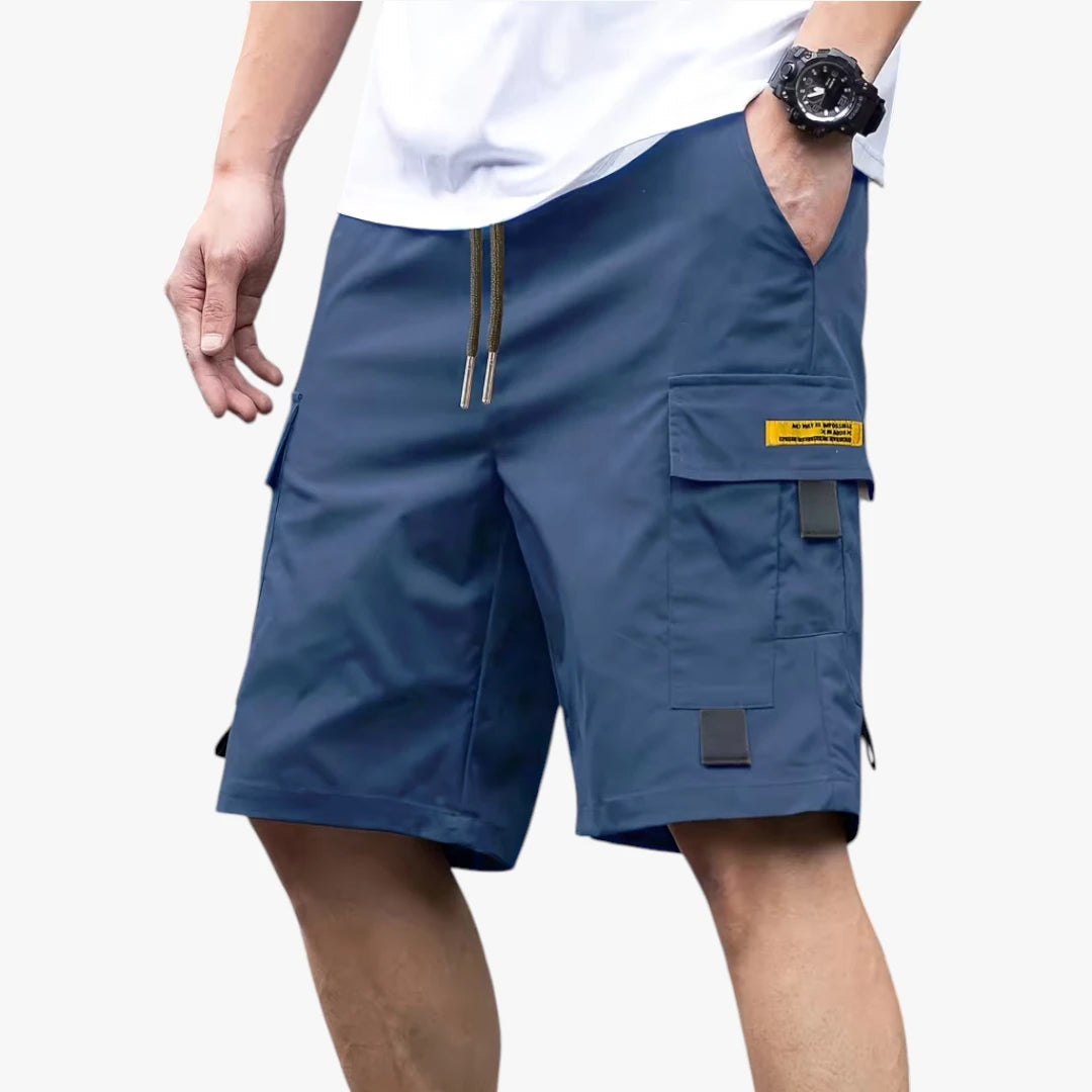 Herre Lange Cargoshorts med Lommer