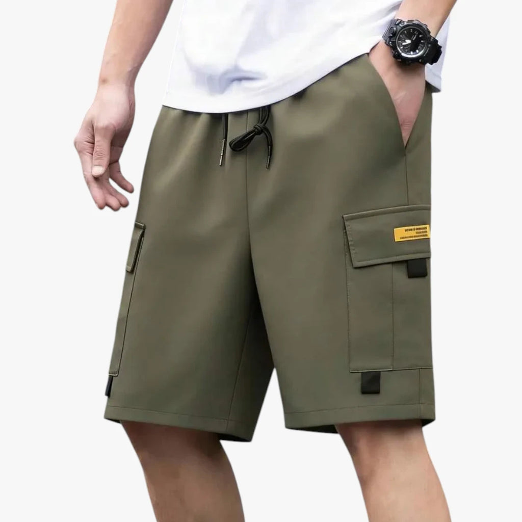 Herre Lange Cargoshorts med Lommer