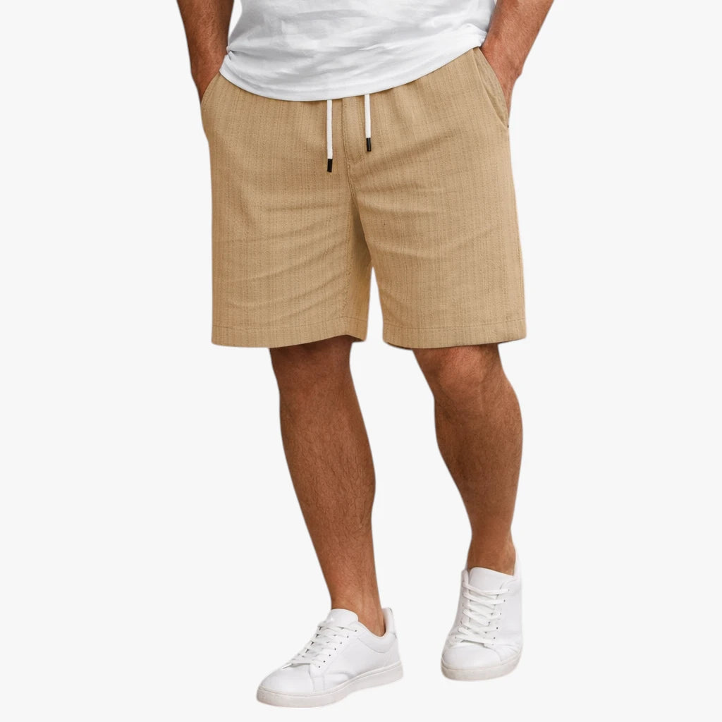Herre Knælange Shorts med Snøre og Lommer