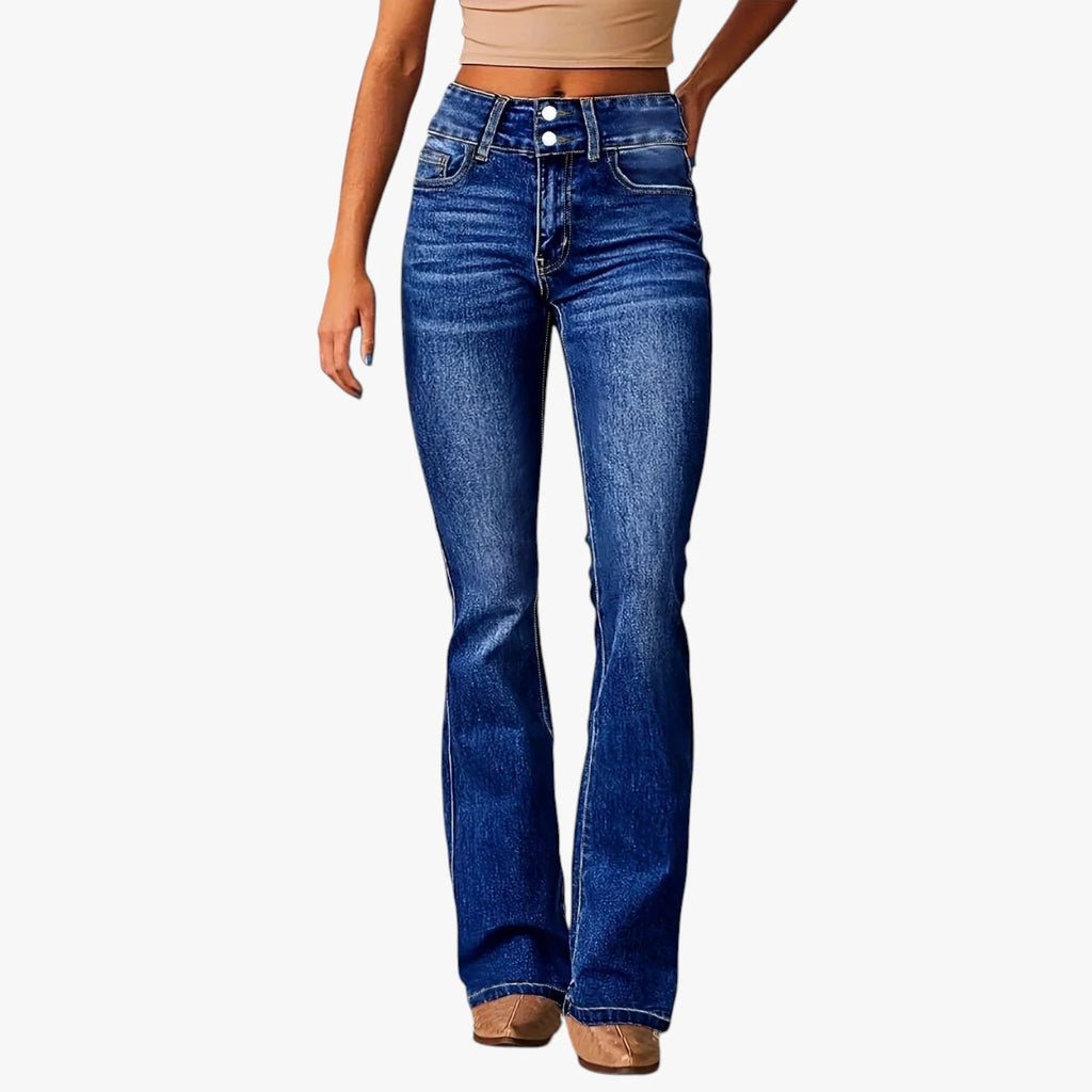 Dame Denim Jeans med Svaj og Stretch