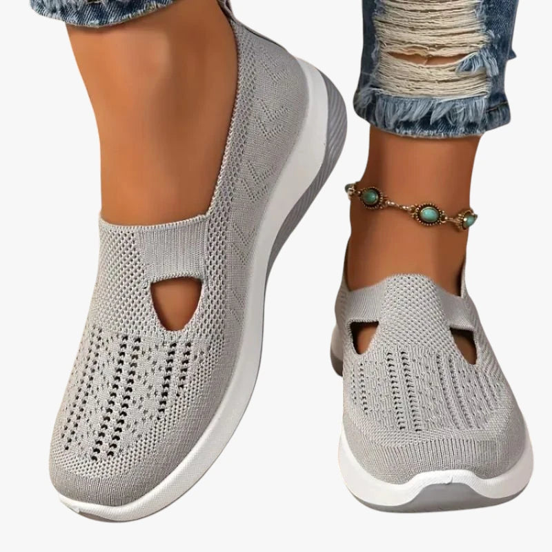 Dame Slip-on Løbesko med Svangstøtte og Lukkede Detaljer