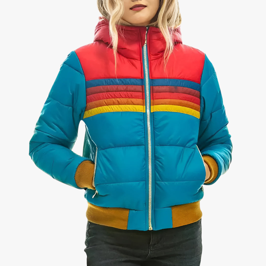 Dame vandtæt jakke | Quiltet