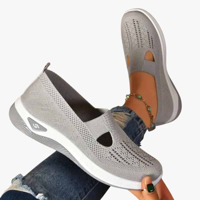Dame Slip-on Løbesko med Svangstøtte og Lukkede Detaljer