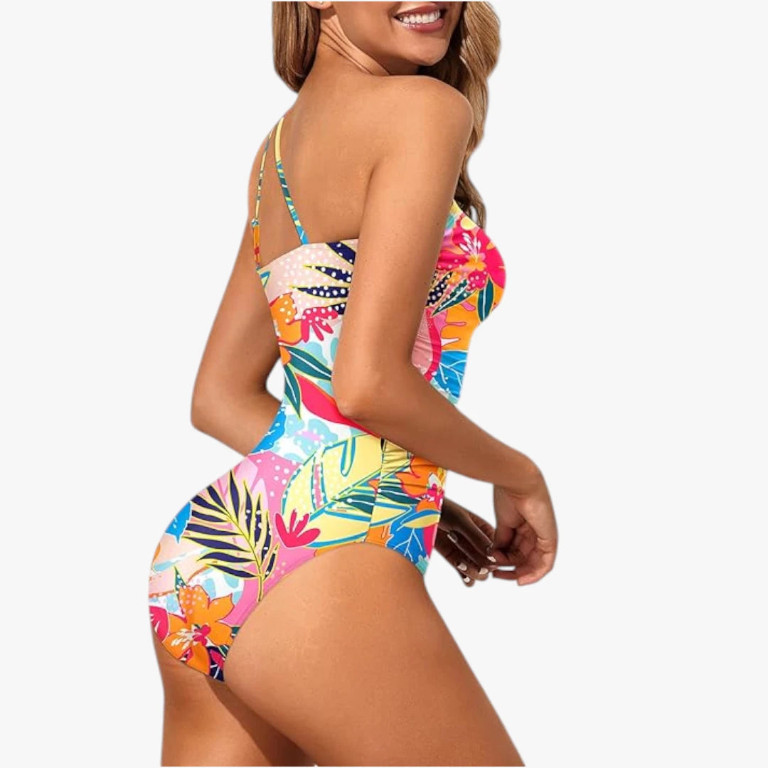 Asymmetrisk One-Shoulder Badedragt med Former