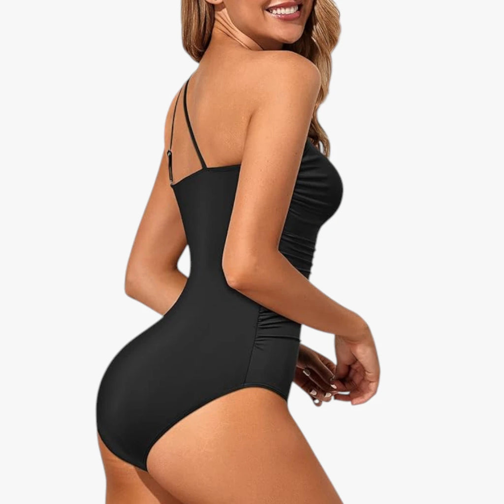 Asymmetrisk One-Shoulder Badedragt med Former
