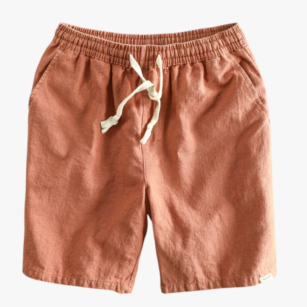 Herre Løse Shorts med Snoretræk og Sidelommer