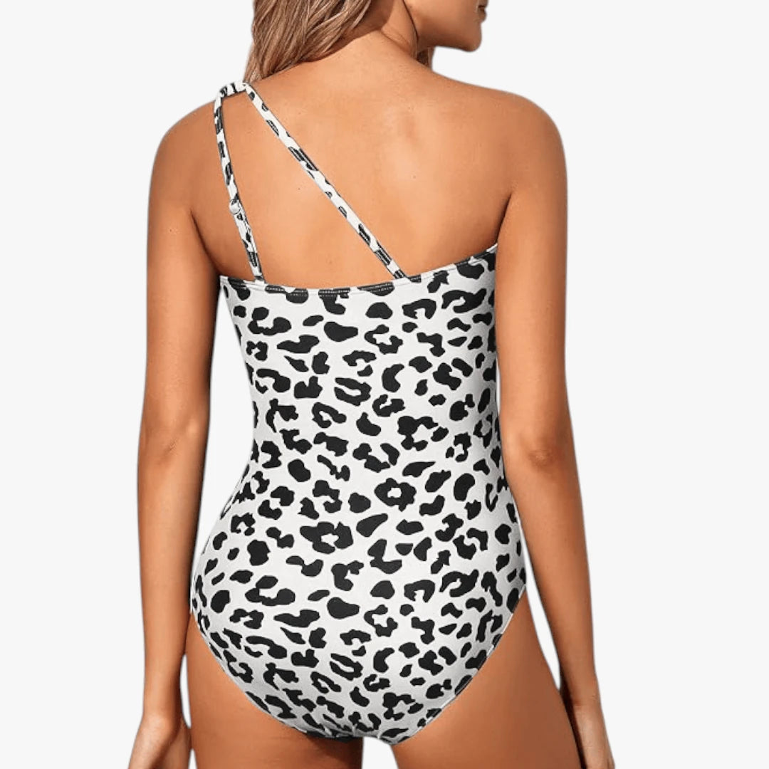 Asymmetrisk One-Shoulder Badedragt med Former