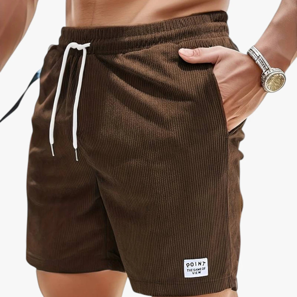 Herre Løse Shorts med Lommer og Snøre