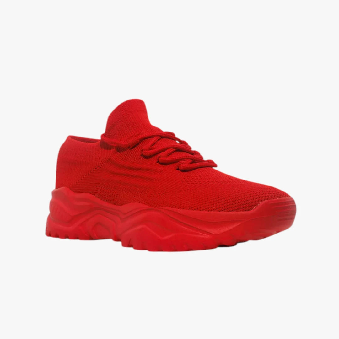 Dame Bløde Lette Sneakers med For og Snøre