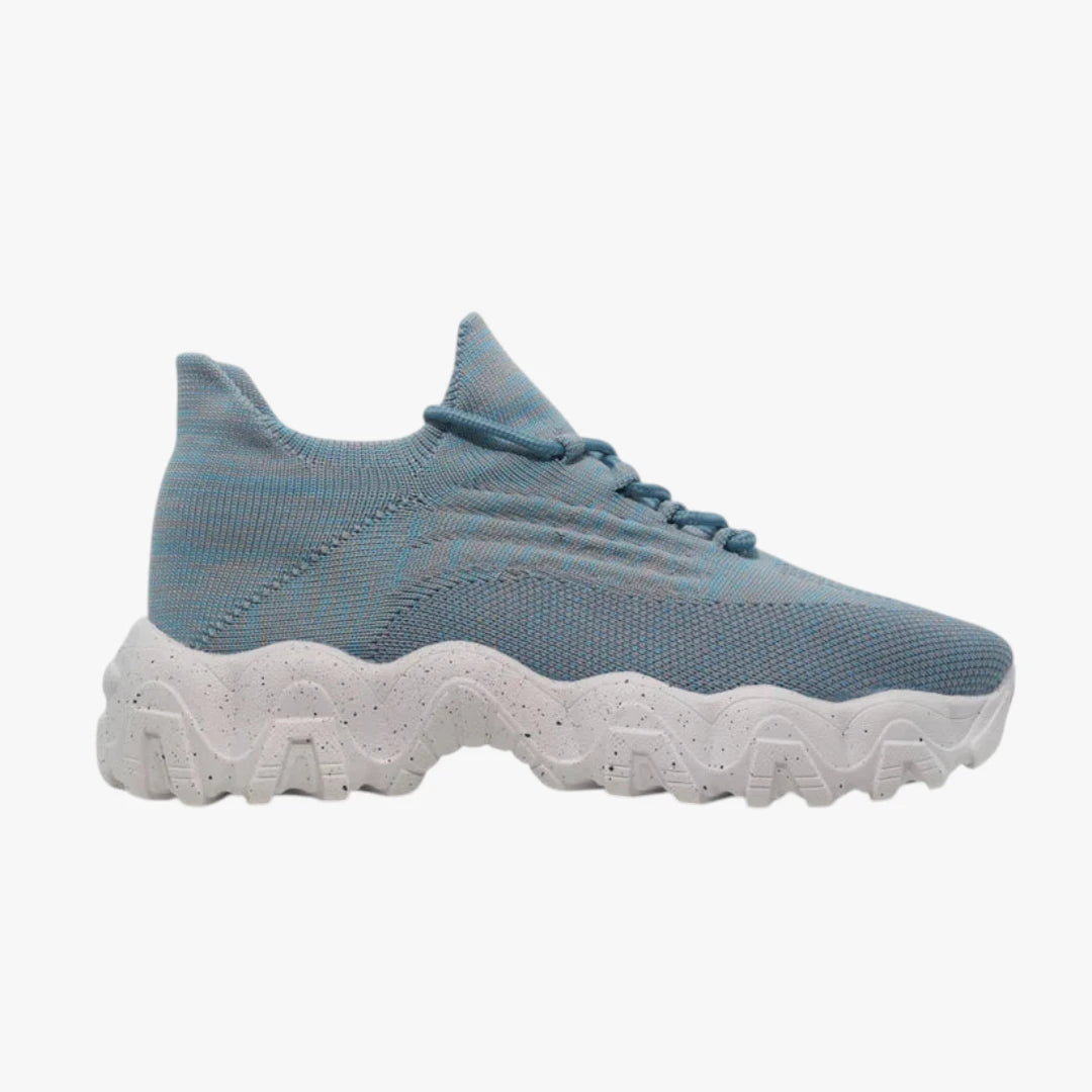 Dame Bløde Lette Sneakers med For og Snøre