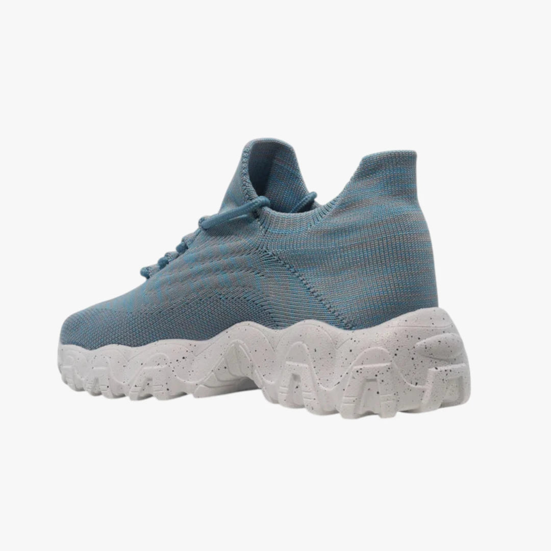 Dame Bløde Lette Sneakers med For og Snøre