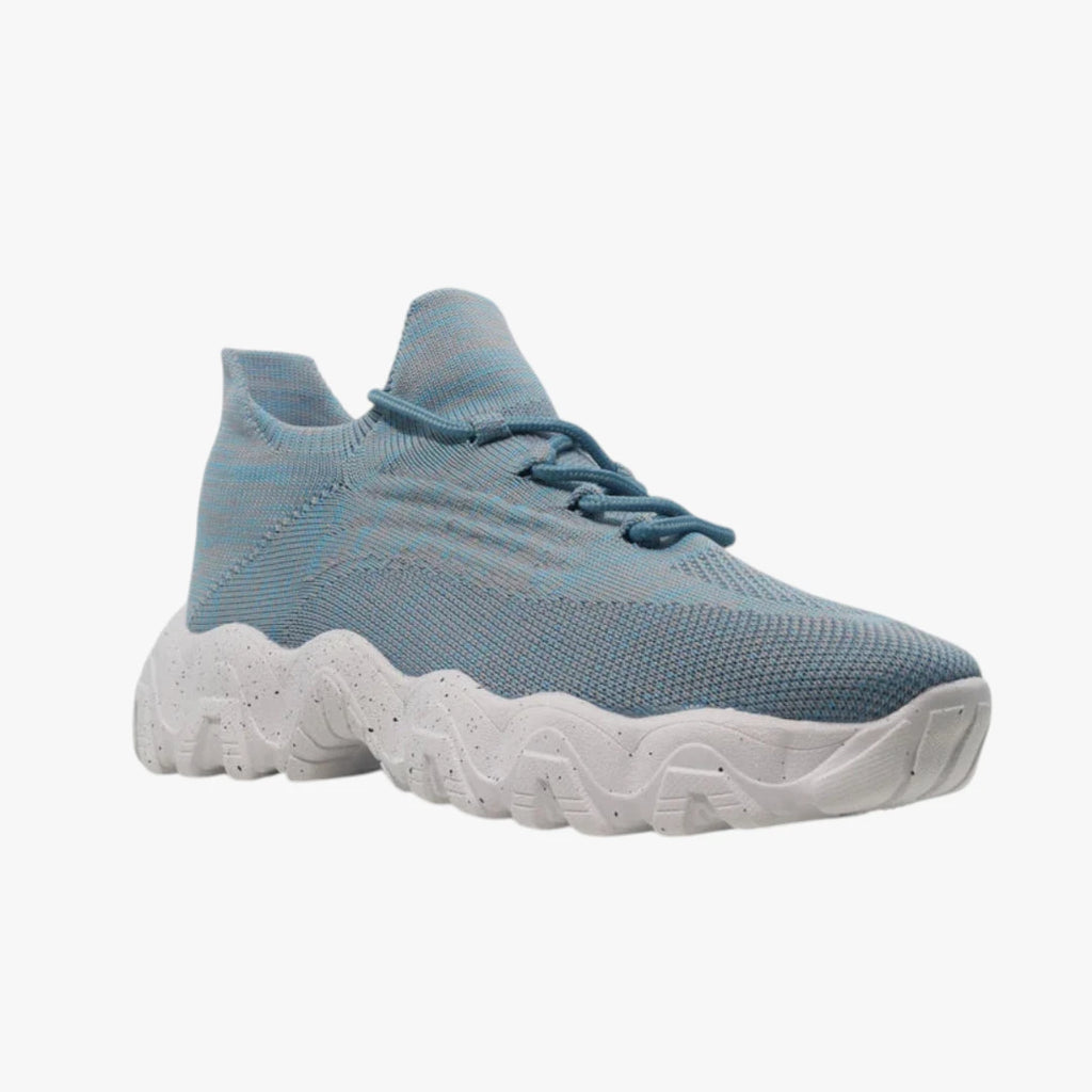 Dame Bløde Lette Sneakers med For og Snøre