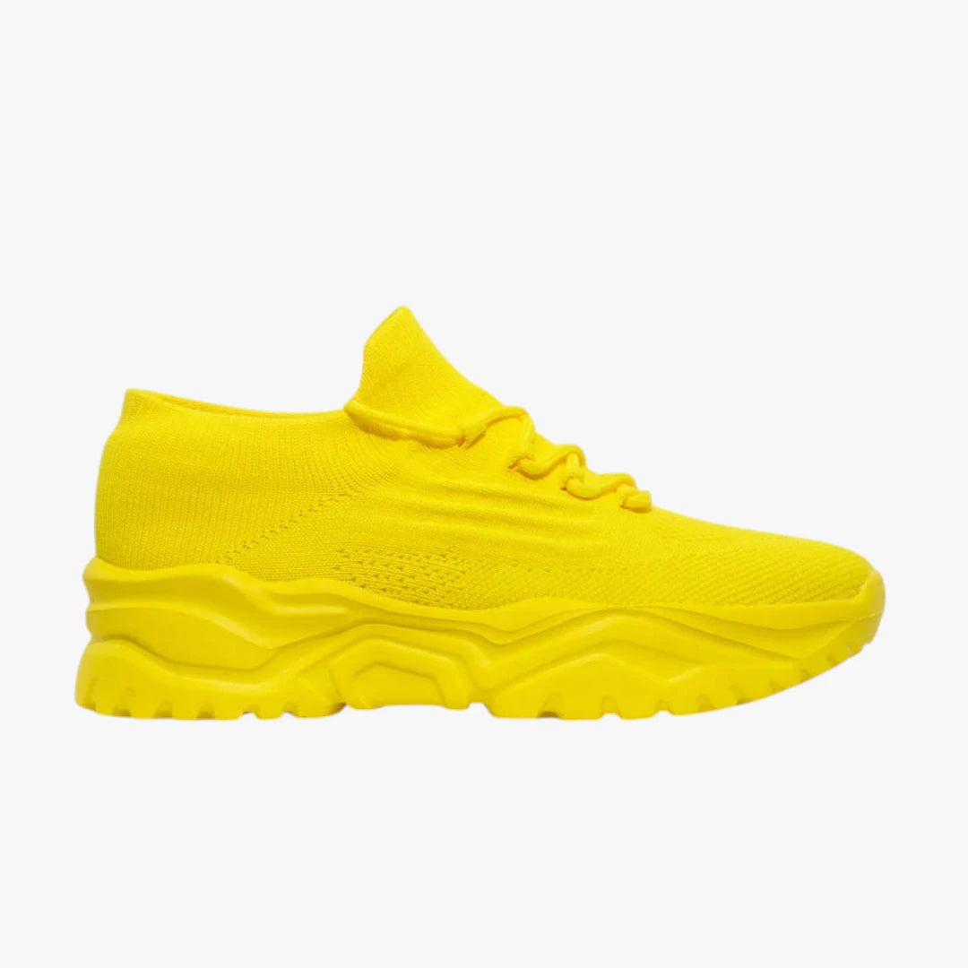 Dame Bløde Lette Sneakers med For og Snøre