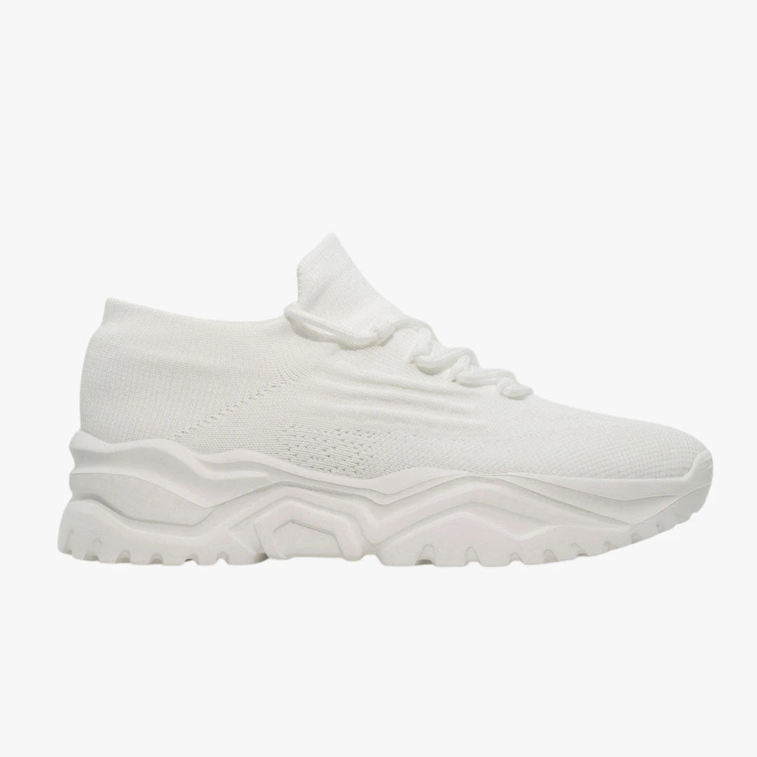 Dame Bløde Lette Sneakers med For og Snøre