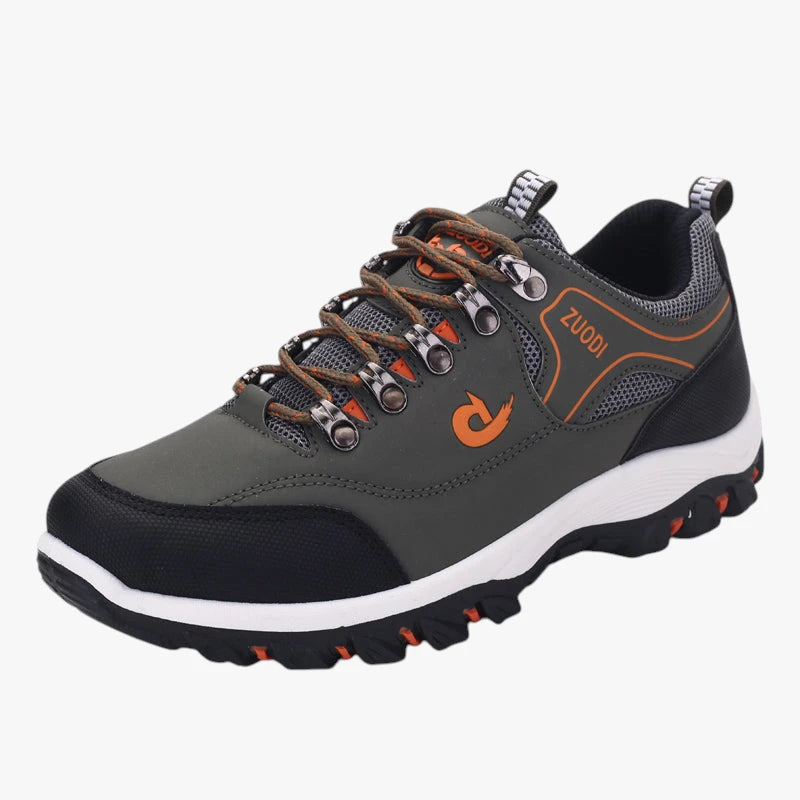 Herre Brede Lette Sneakers med Svangstøtte og Snøre