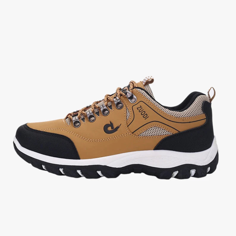 Herre Brede Lette Sneakers med Svangstøtte og Snøre