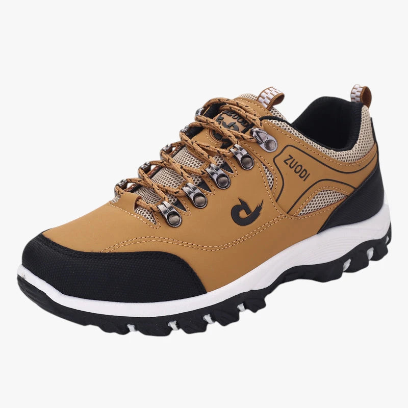 Herre Brede Lette Sneakers med Svangstøtte og Snøre