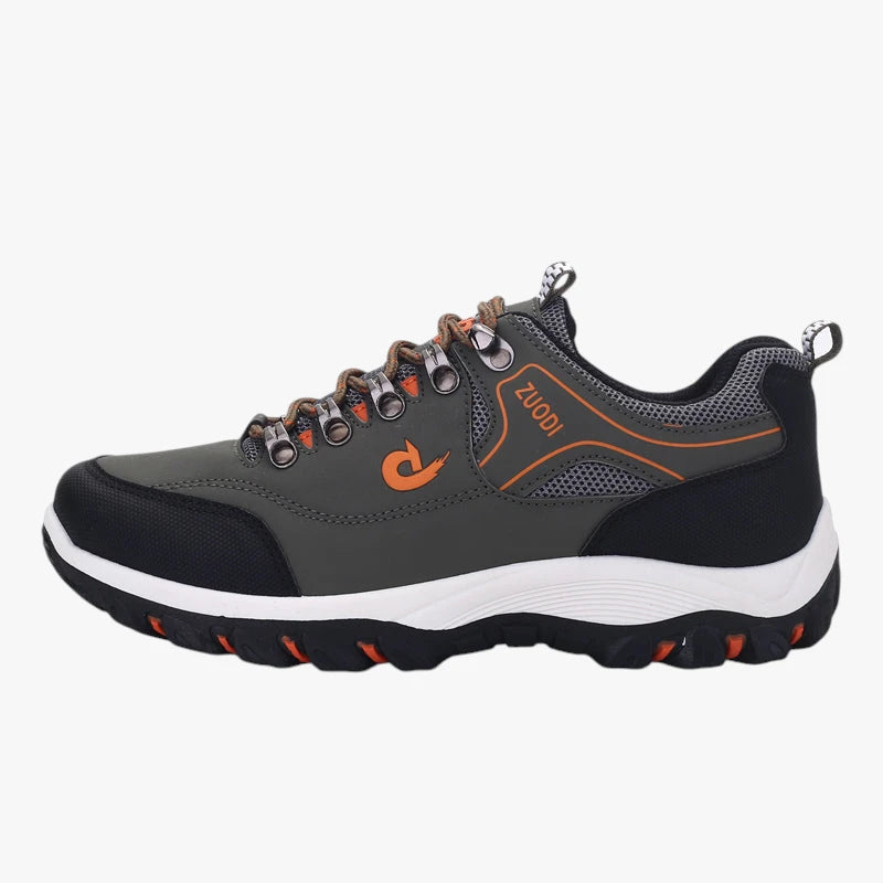 Herre Brede Lette Sneakers med Svangstøtte og Snøre