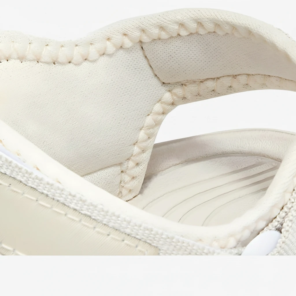 Dame Flade Sunde Sandaler med Rem og Velcro
