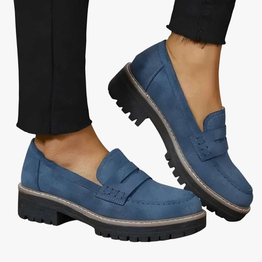 Dame Høje Lette Loafers med For og Hæl