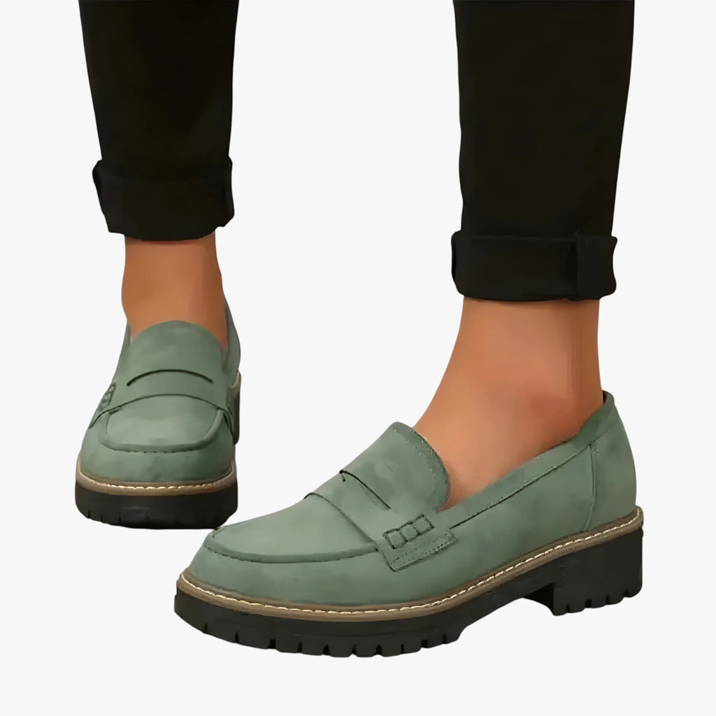 Dame Høje Lette Loafers med For og Hæl