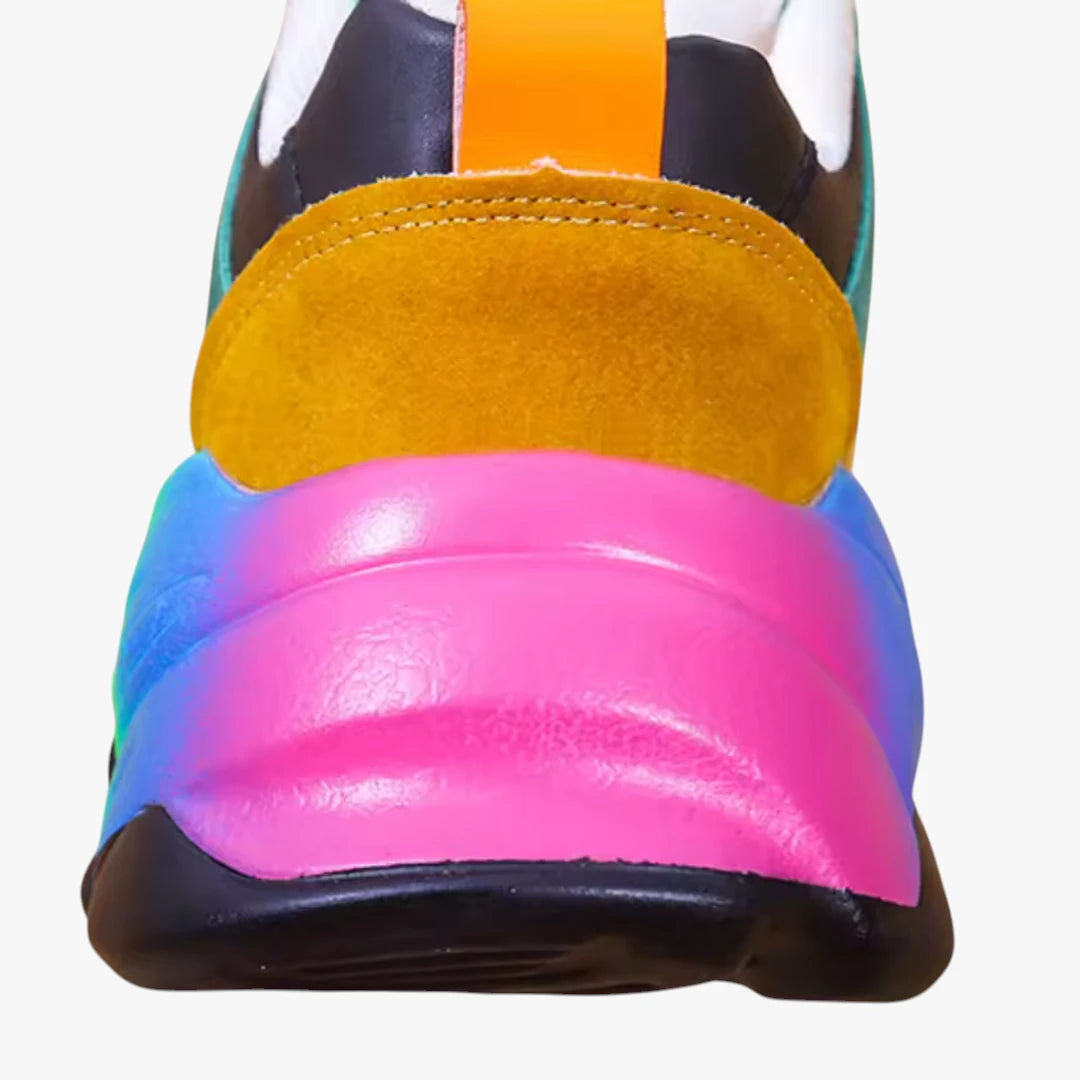 Dame Lette Høje Sneakers med For og Snøre
