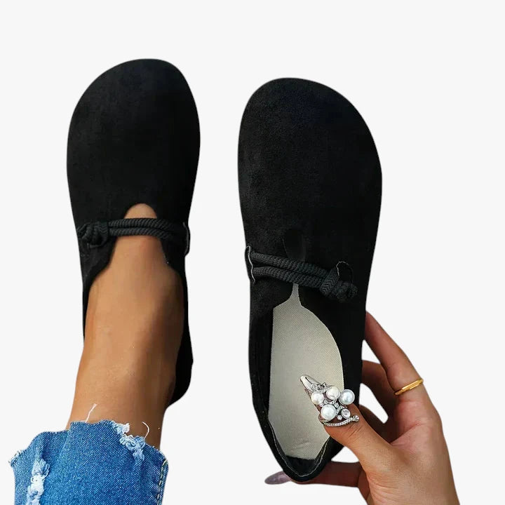 Dame Lette Loafers med For og Snørelukning