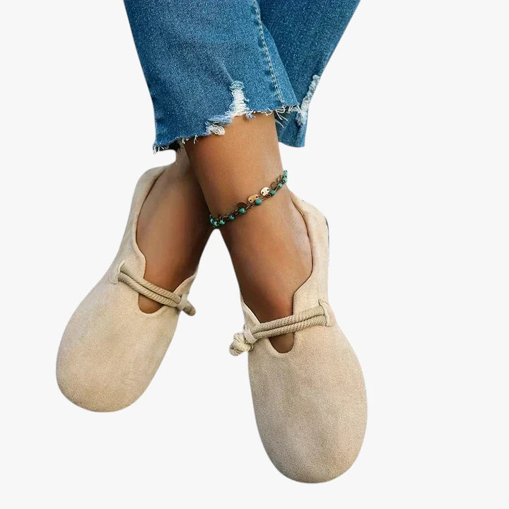 Dame Lette Loafers med For og Snørelukning