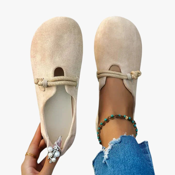 Dame Lette Loafers med For og Snørelukning
