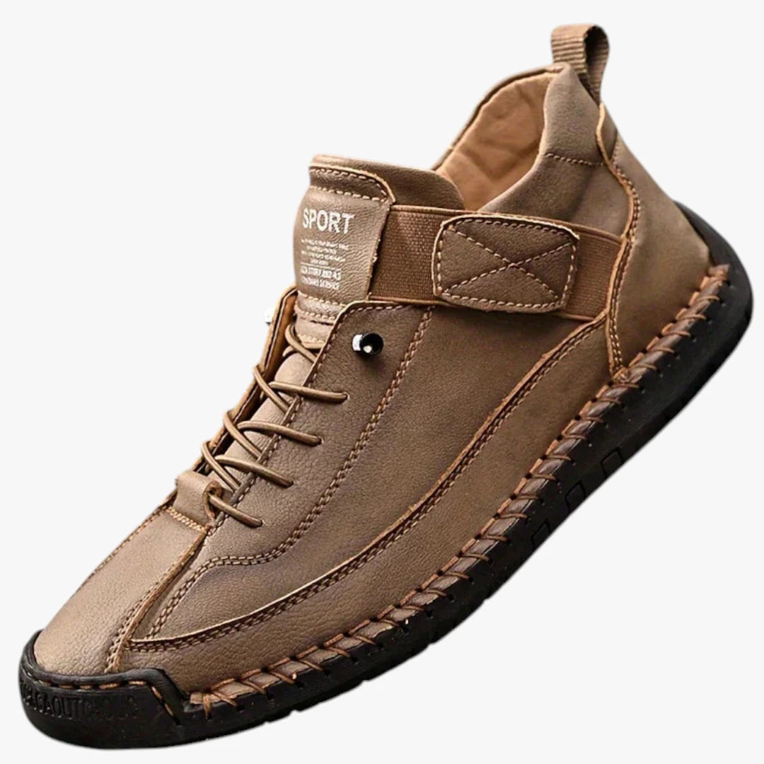 Dame Lette Platform Sneakers med Velcro og Snøre