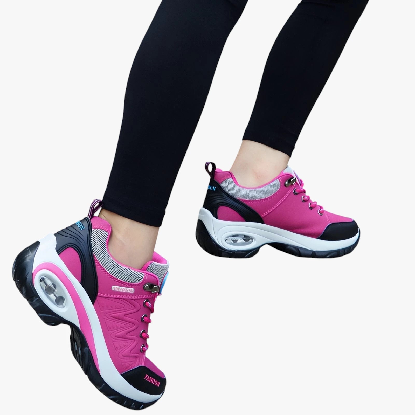 Dame Lette Sneakers med Svangstøtte og Snøre