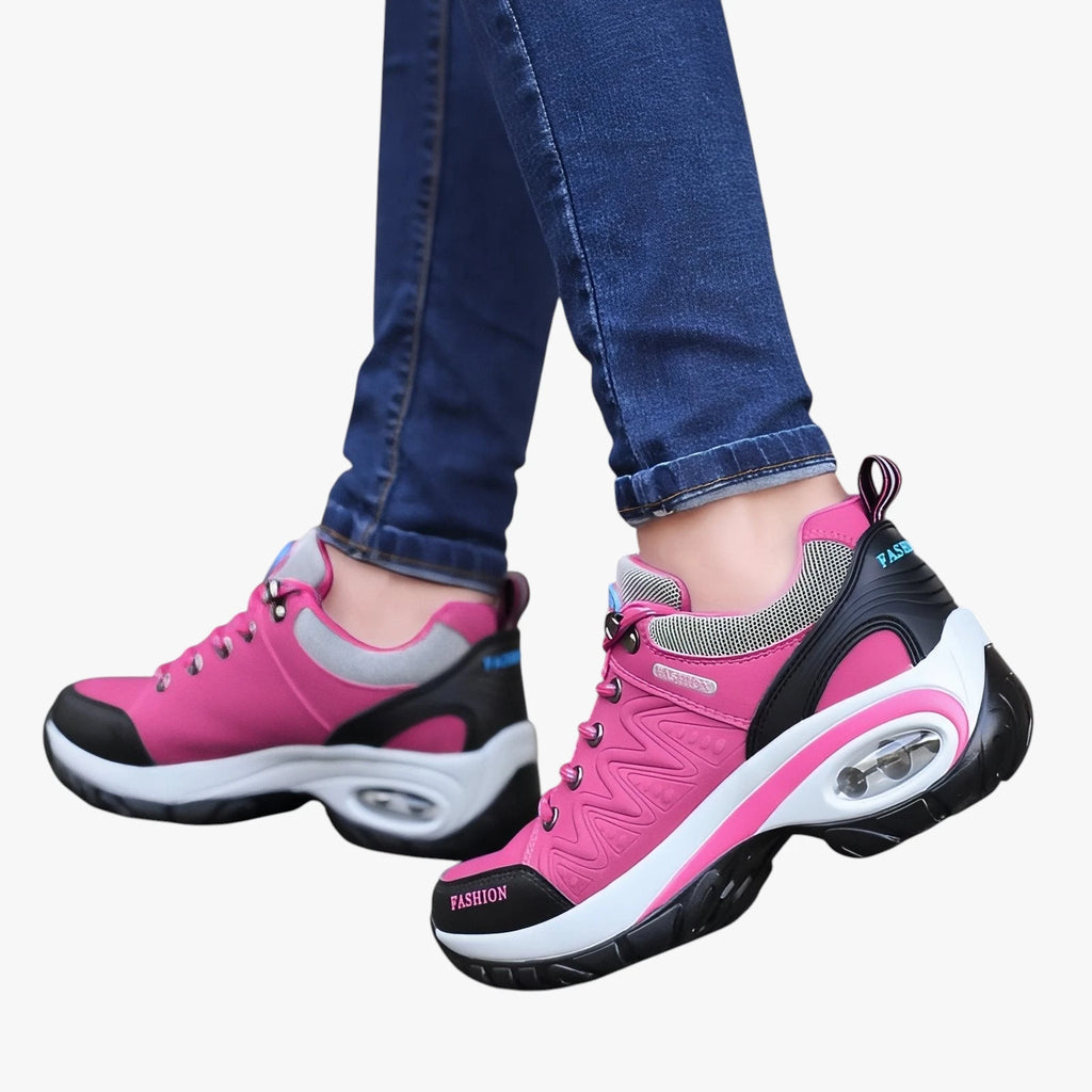 Dame Lette Sneakers med Svangstøtte og Snøre
