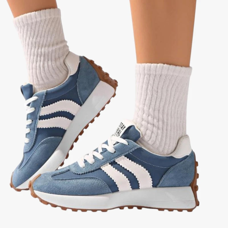 Dame Lette Sunde Sneakers med Svangstøtte og Snøre