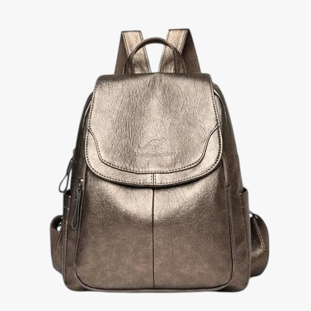 Dame Lille Designer Taske med Lynlås og Rem