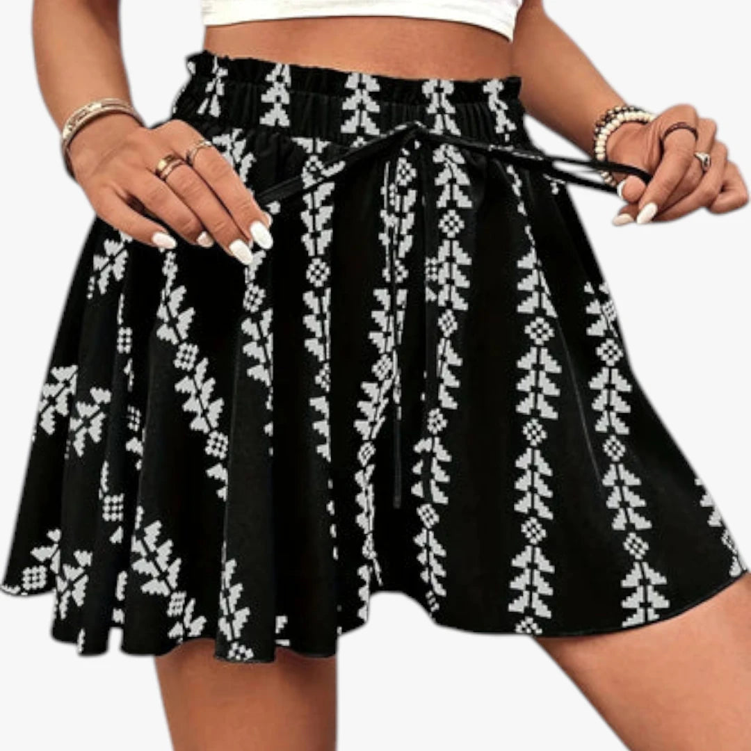 Dame Løse Shorts med Bindebånd