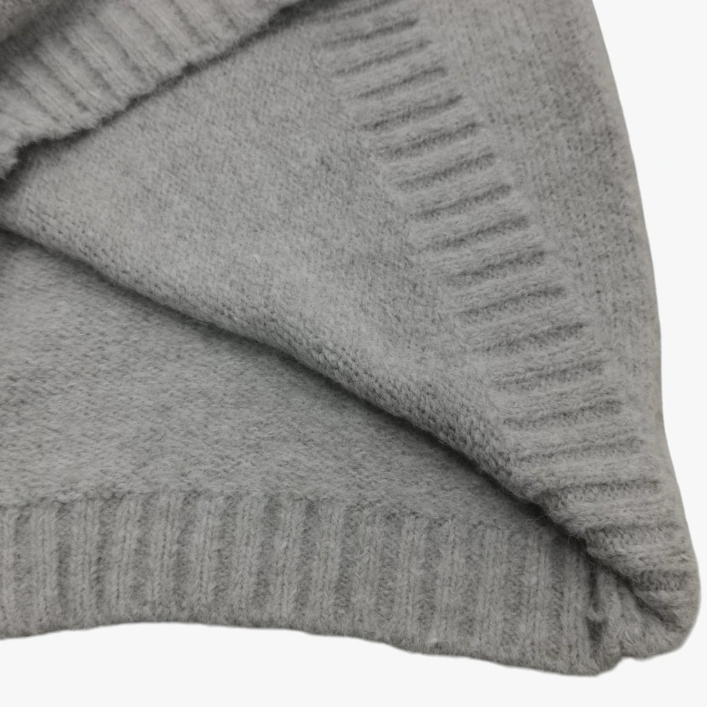 Dame Oversize Striktrøje med Rund Hals