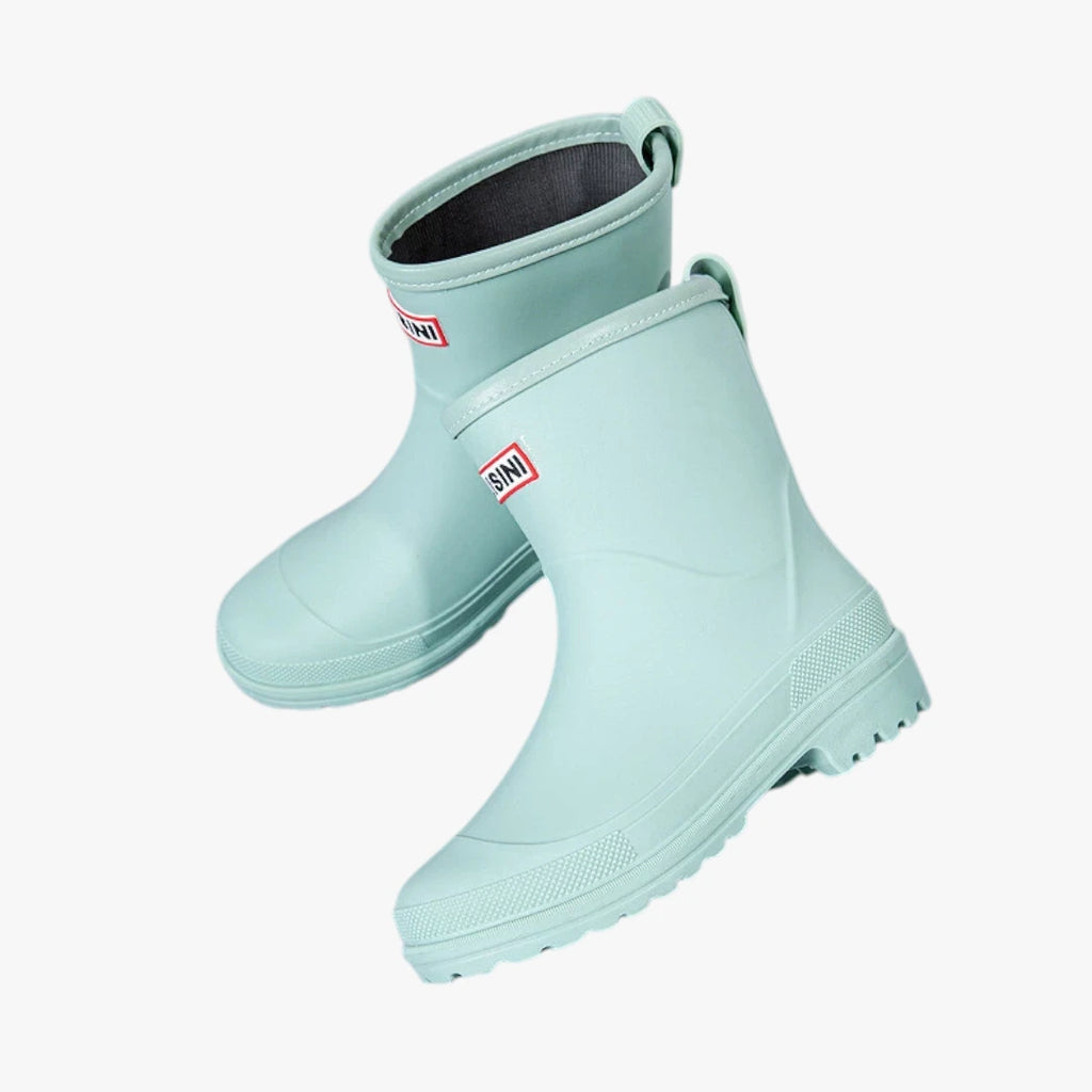 Dame Vandtætte Slip-on Gummistøvler med Hæl