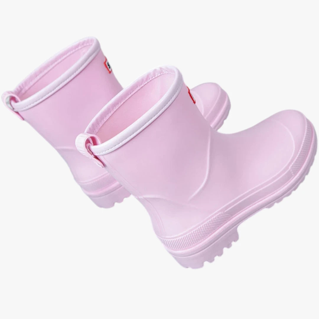Dame Vandtætte Slip-on Gummistøvler med Hæl