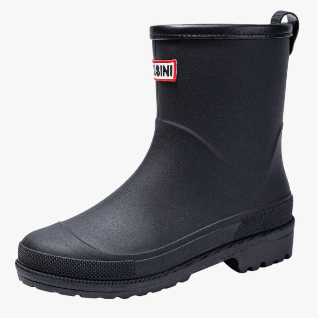 Dame Vandtætte Slip-on Gummistøvler med Hæl