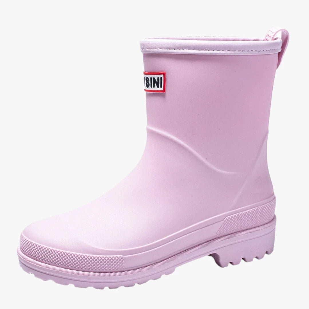 Dame Vandtætte Slip-on Gummistøvler med Hæl