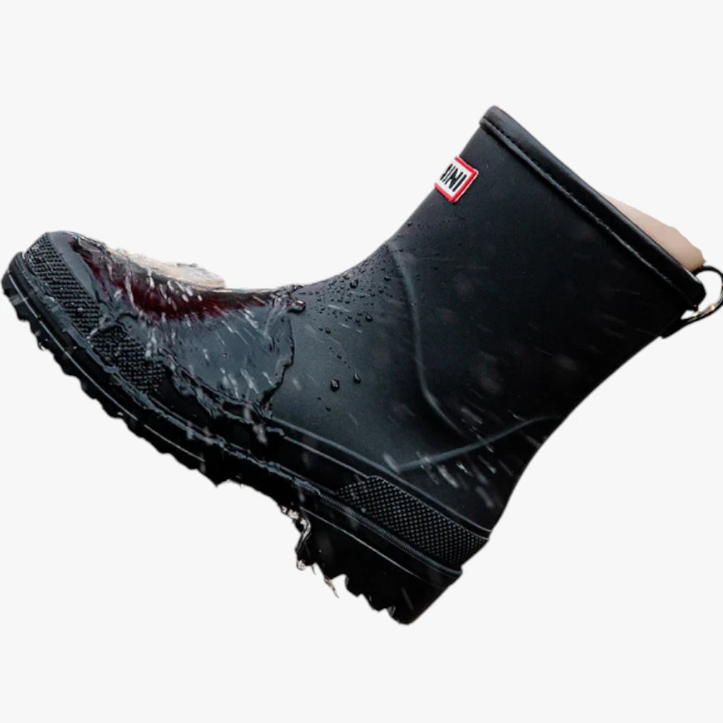 Dame Vandtætte Slip-on Gummistøvler med Hæl
