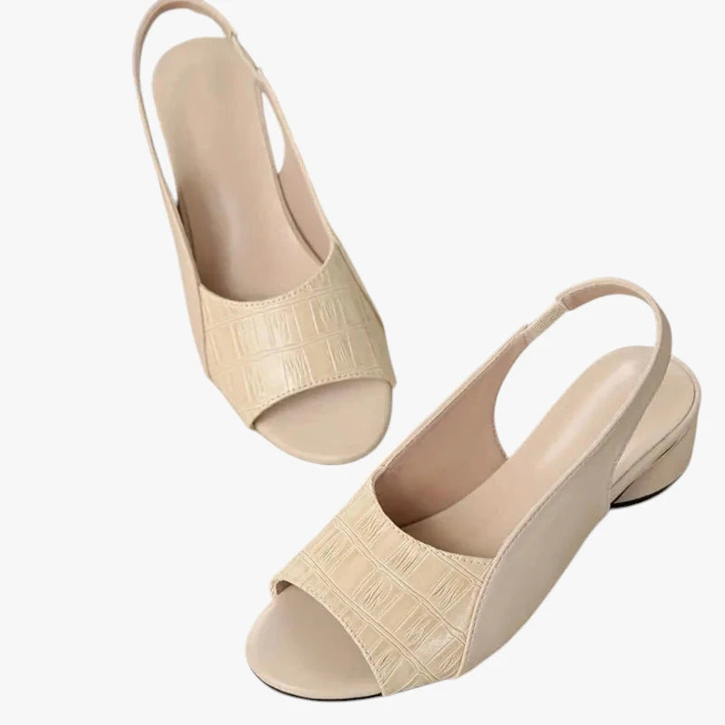 Dame Blokhæl Sandaler med Rem